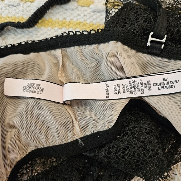 Victoria's Secret Dream Angel bralette Size M Black - Picture 6 of 6